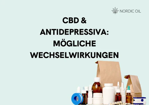 CBD und Antidepressiva (SSRI, SNRI, TCA)