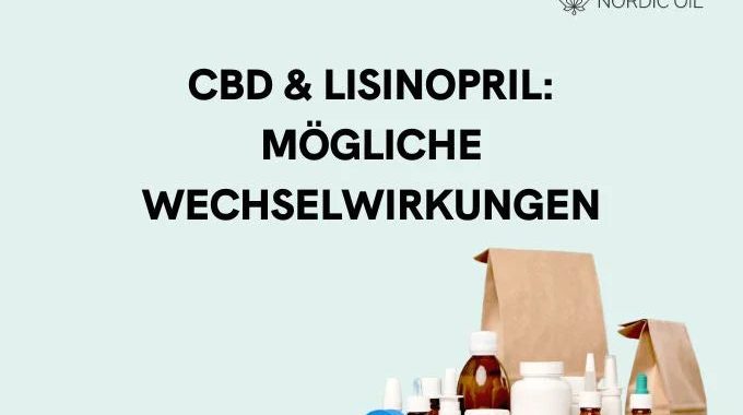 CBD und Lisinopril (z. B. Zestril, Prinivil, Lisodura)